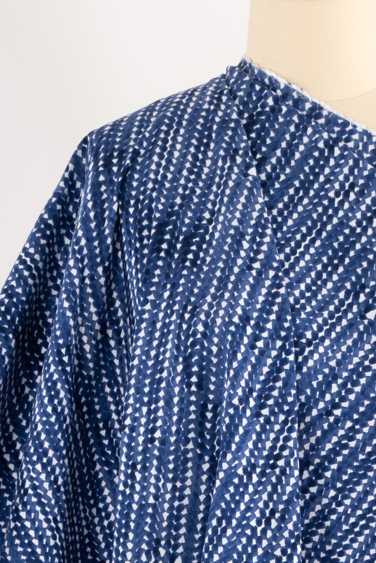 Ace Blue Points Stretch Woven