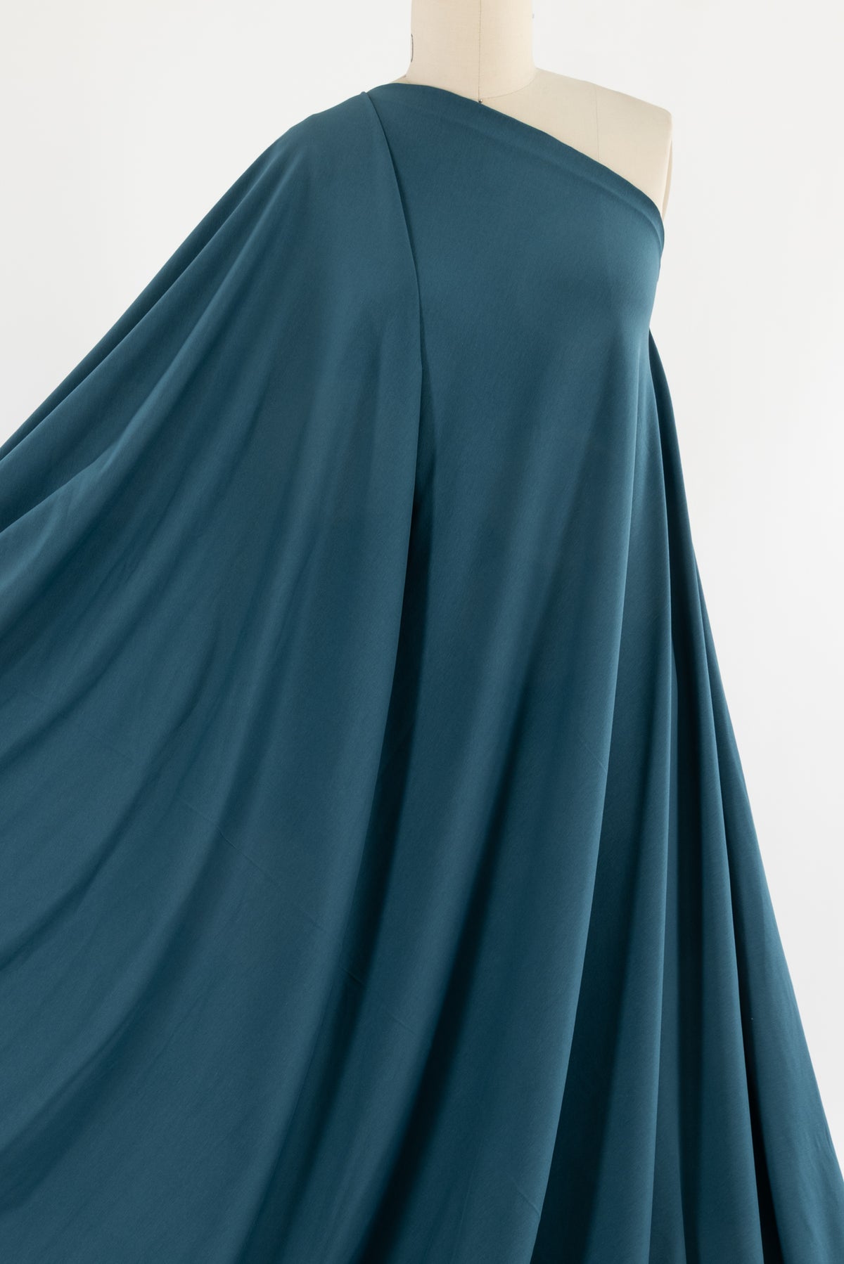 Adriatic Teal Danish Cotton/Spandex Knit