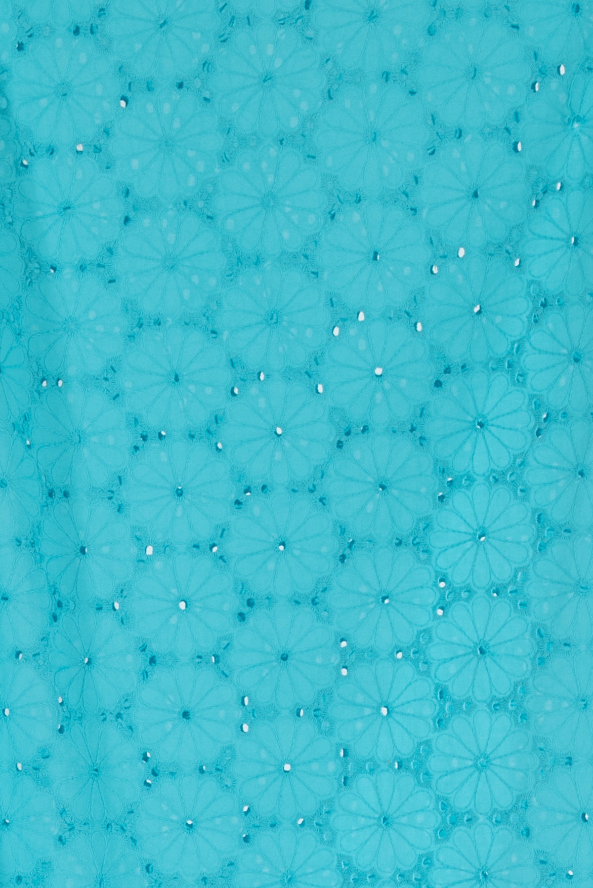 Aqua Velva Cotton Eyelet Woven