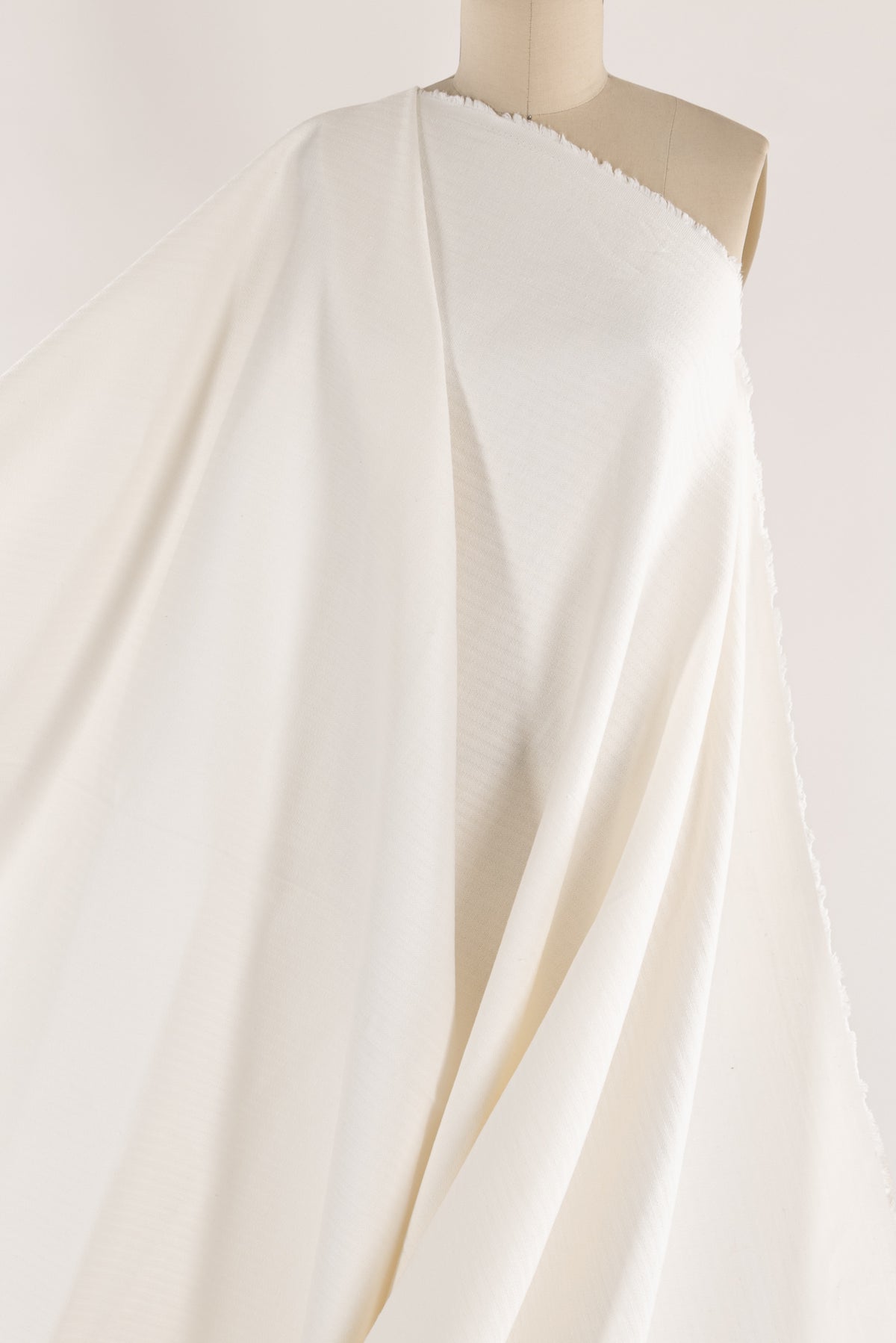 Arctic White Italian Cotton Woven
