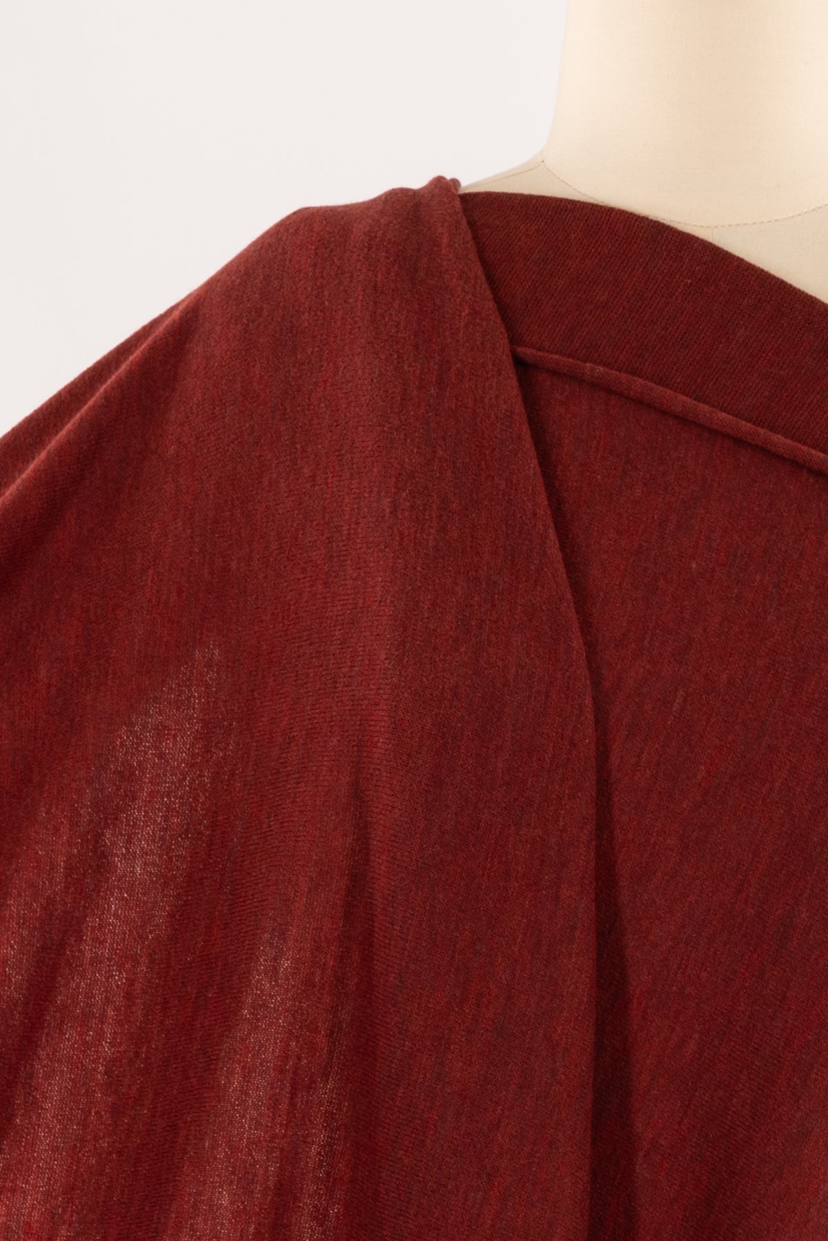 Amber Glow Italian Wool Sweater Knit
