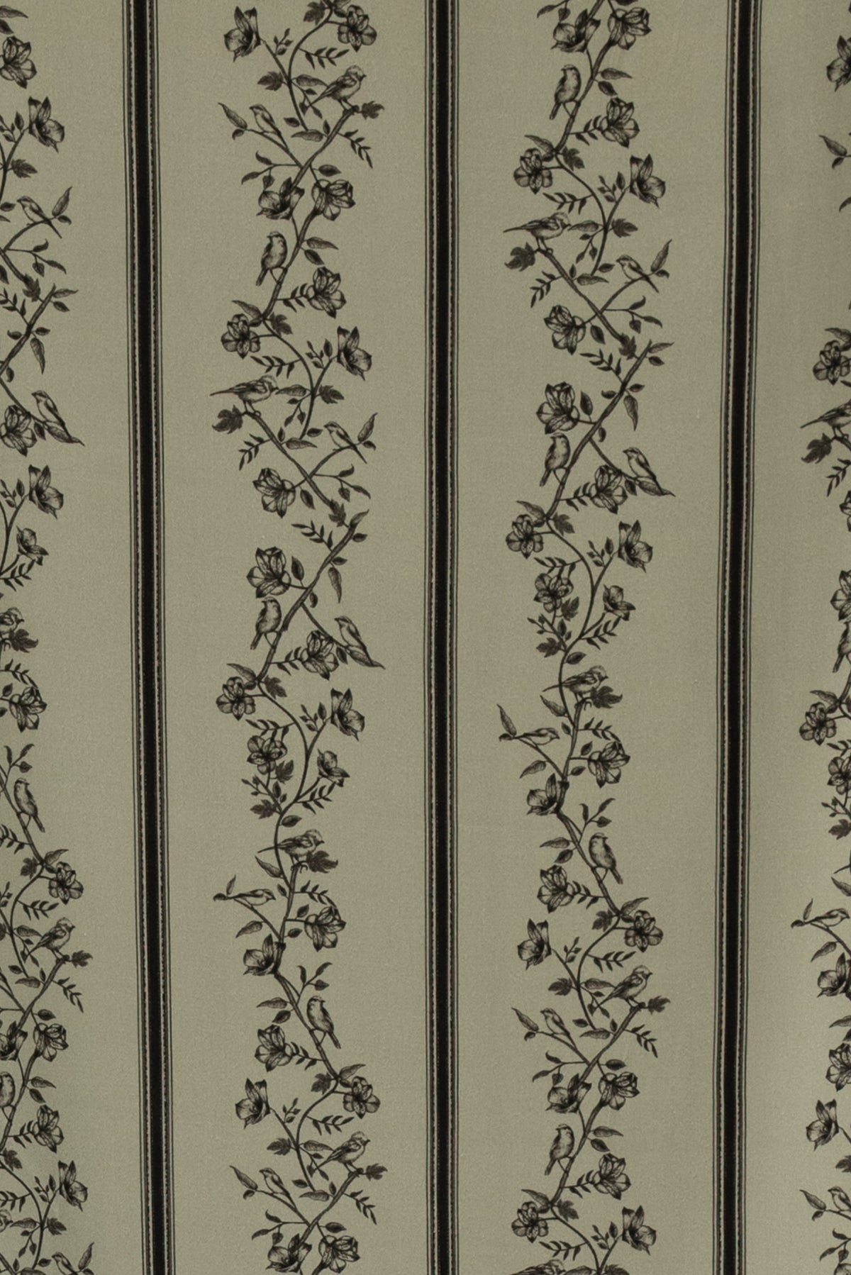 Austen Green Stripe Italian Viscose Woven