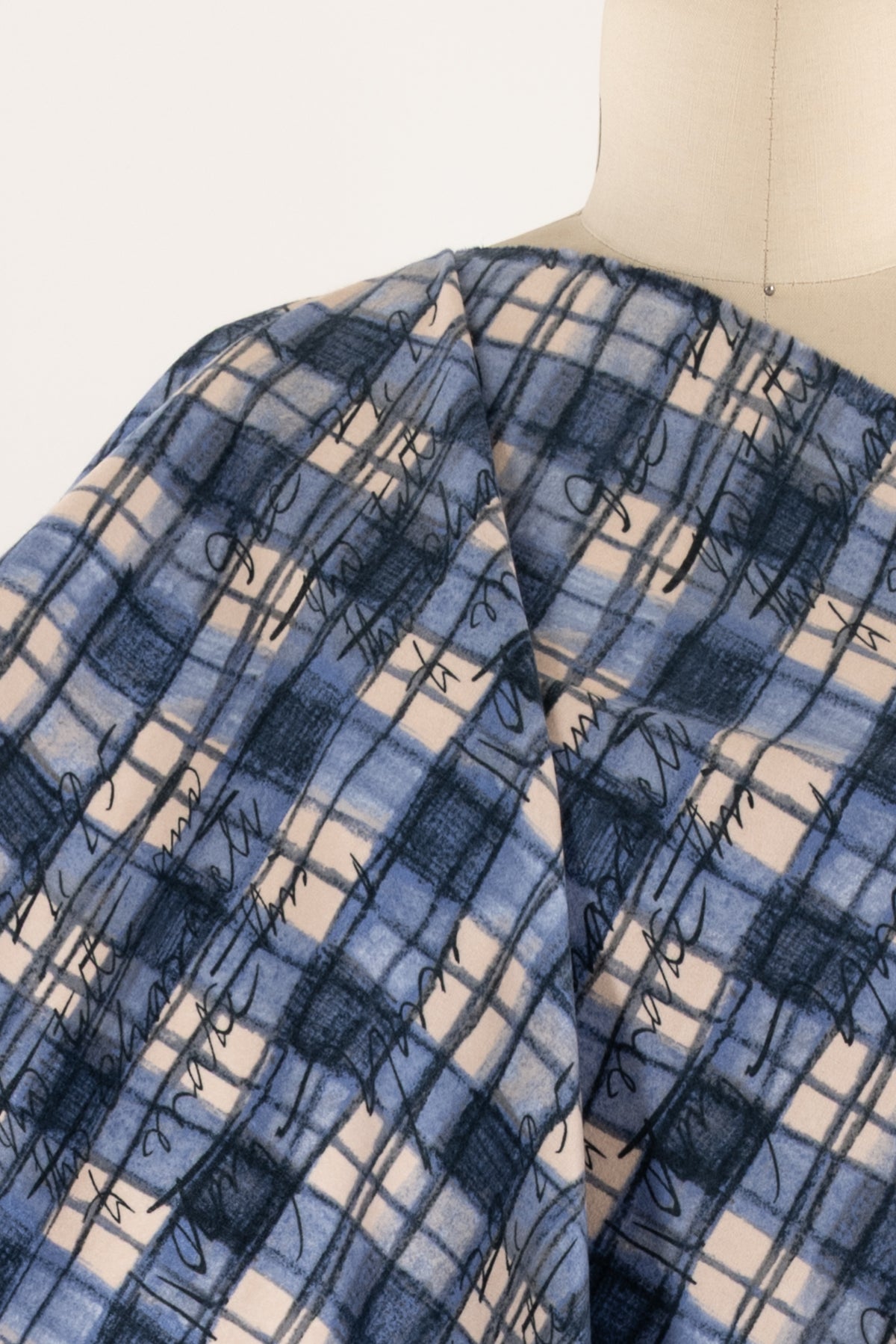 Bemidji Blue Plaid Cotton Flannel Woven