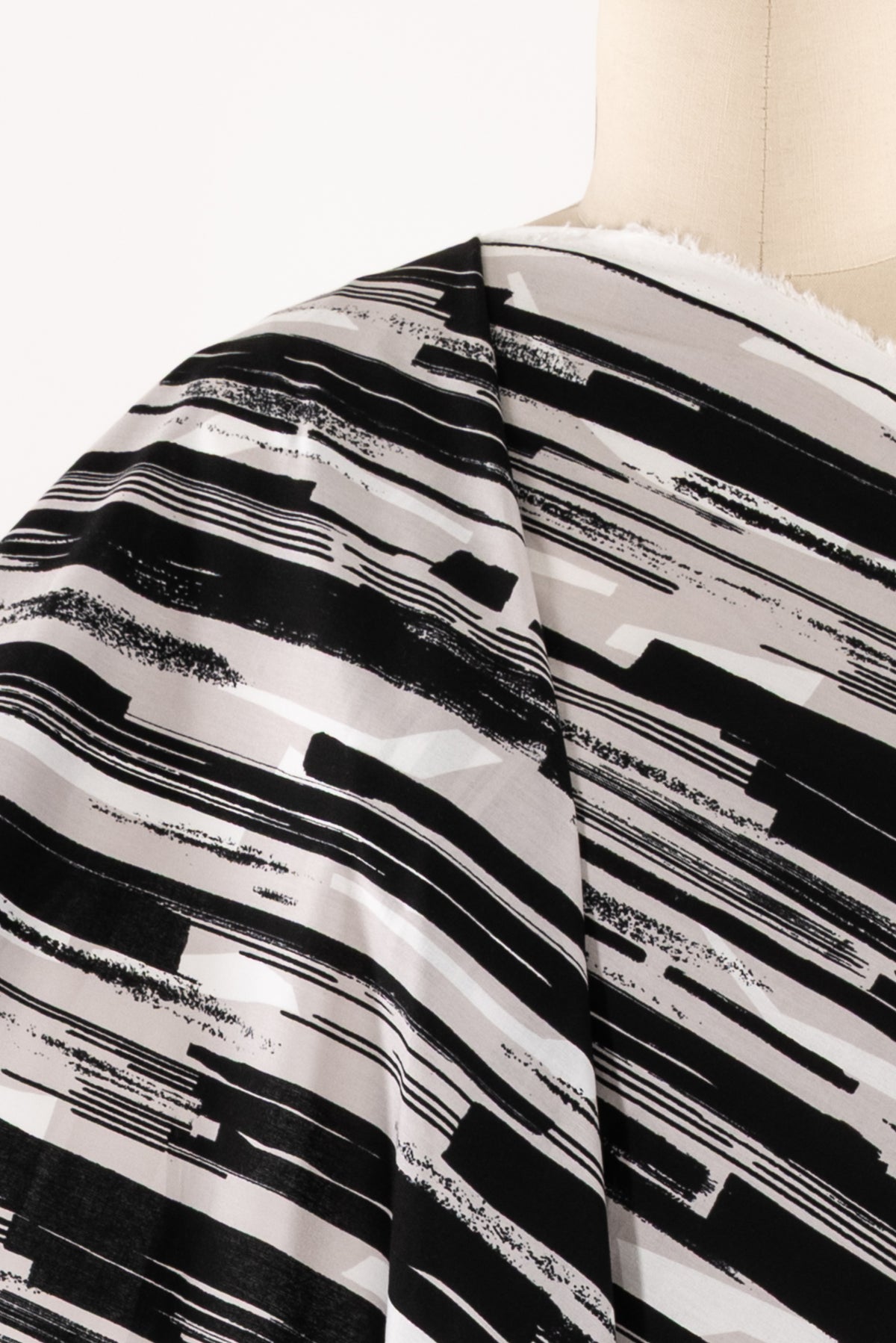 Birch Bark Stripe Rayon/Cotton Japanese Woven