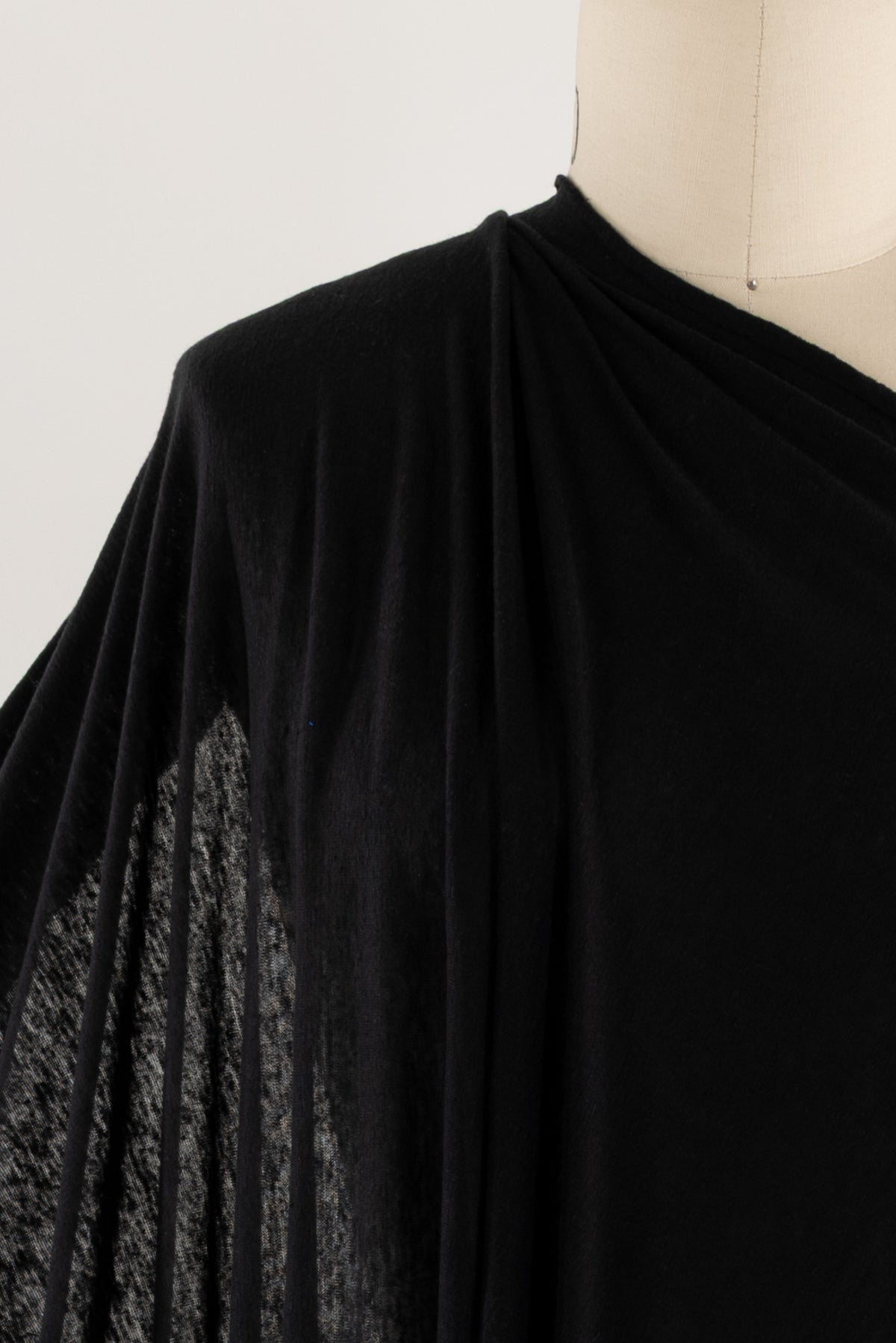 Black Linen Knit