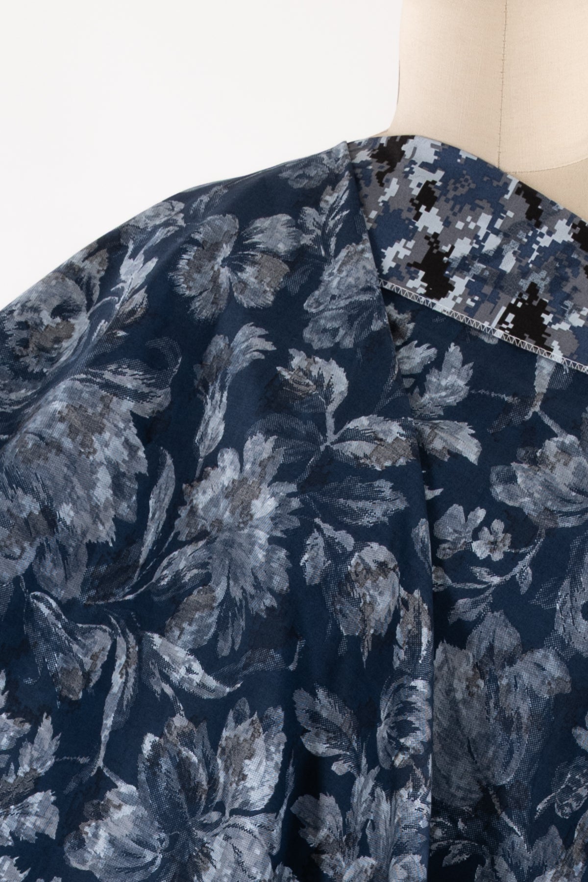 Blue Mode Double Sided Japanese Cotton Woven