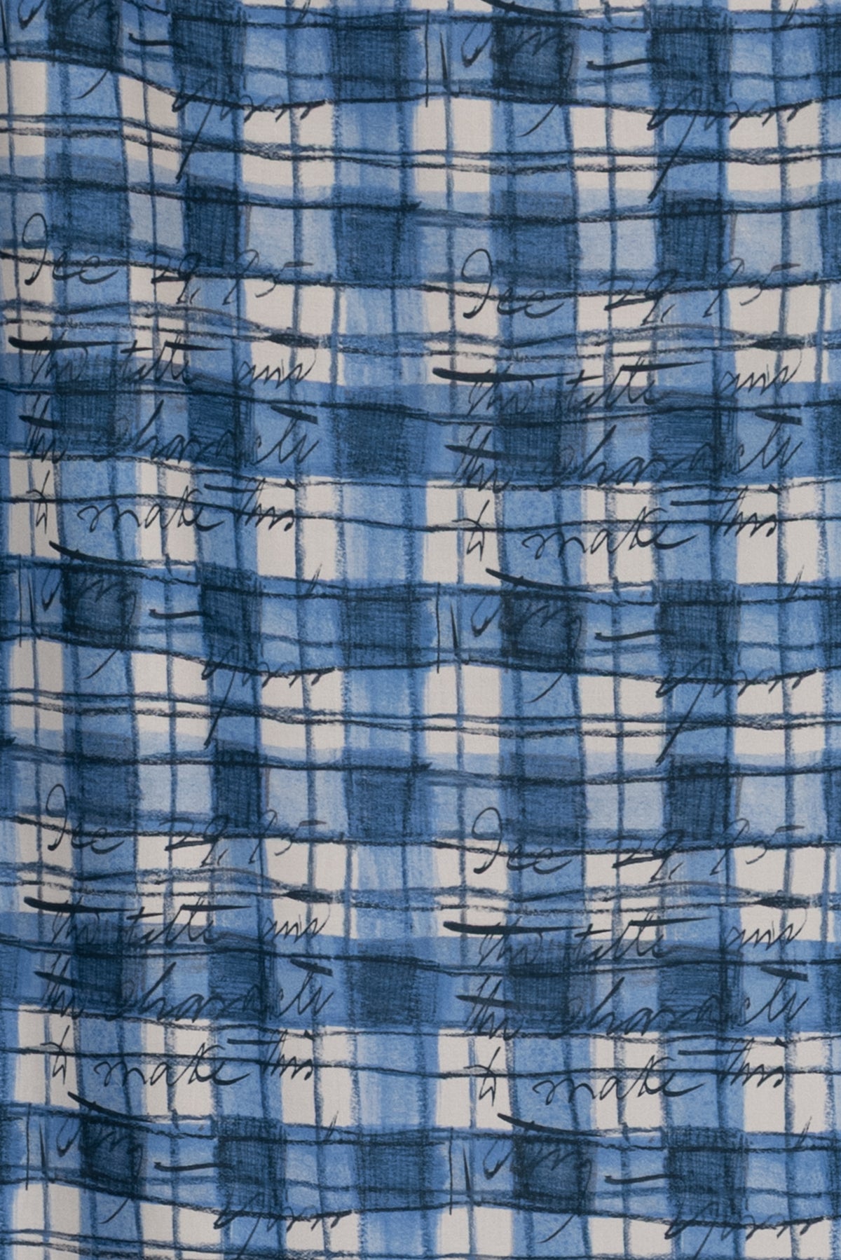 Blue Notes Cotton Woven