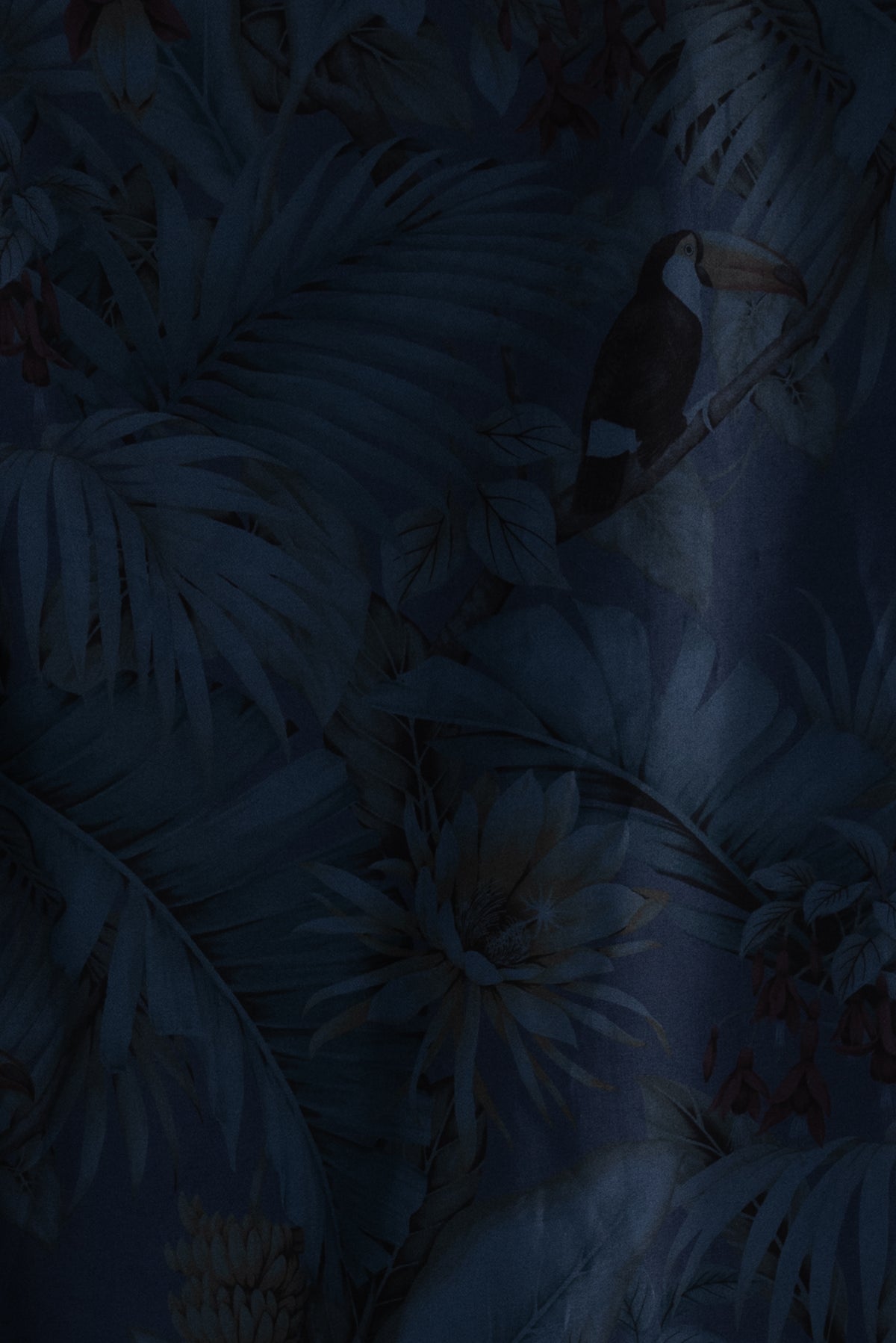 Blue Palmetto Japanese Cotton Denim Woven