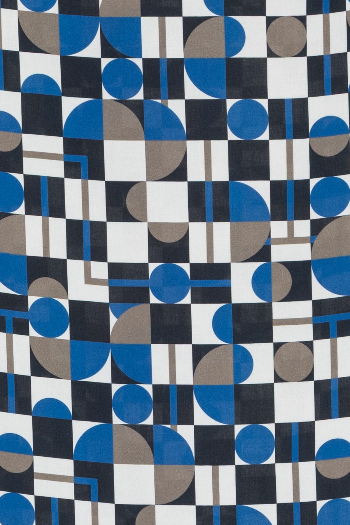 Blueprint Geometry Italian Viscose Woven