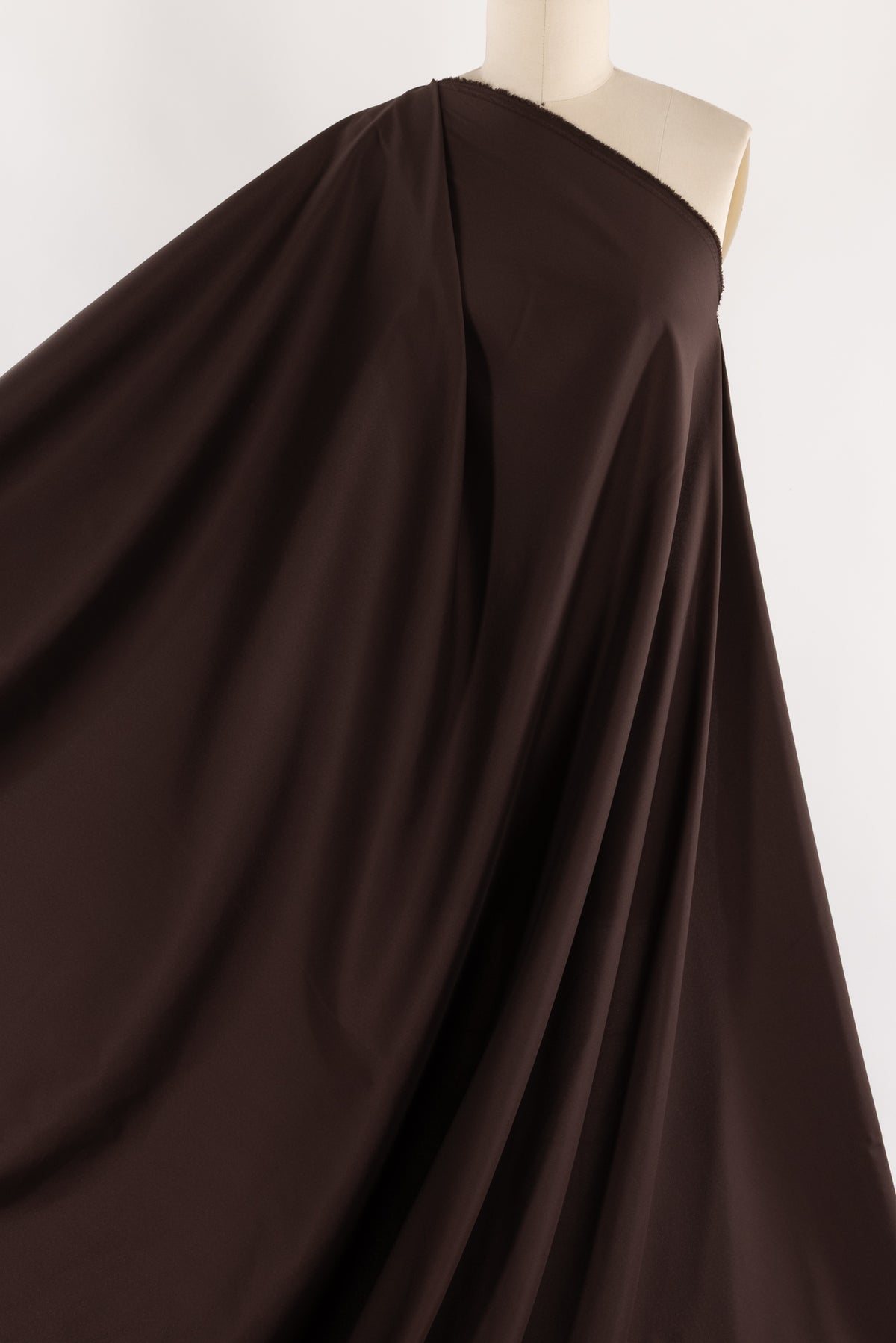 Brown Stretch Lining Woven