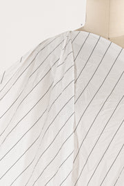 Chalk And Ink Stripe Rayon Woven
