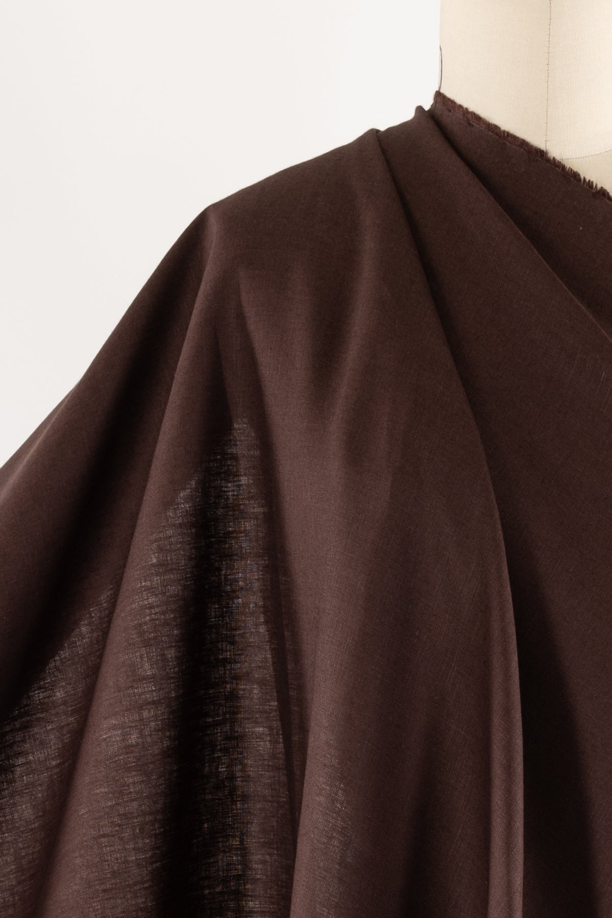 Cocoa Euro Linen Woven