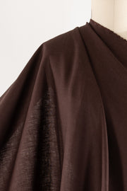 Cocoa Euro Linen Woven