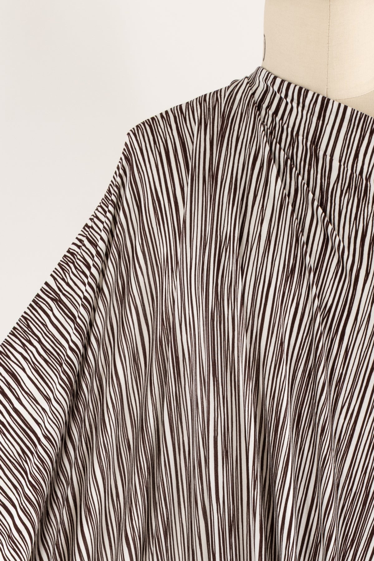 Cocoa Stripes Jersey Knit