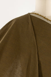Colonel Mustard Stripe Linen