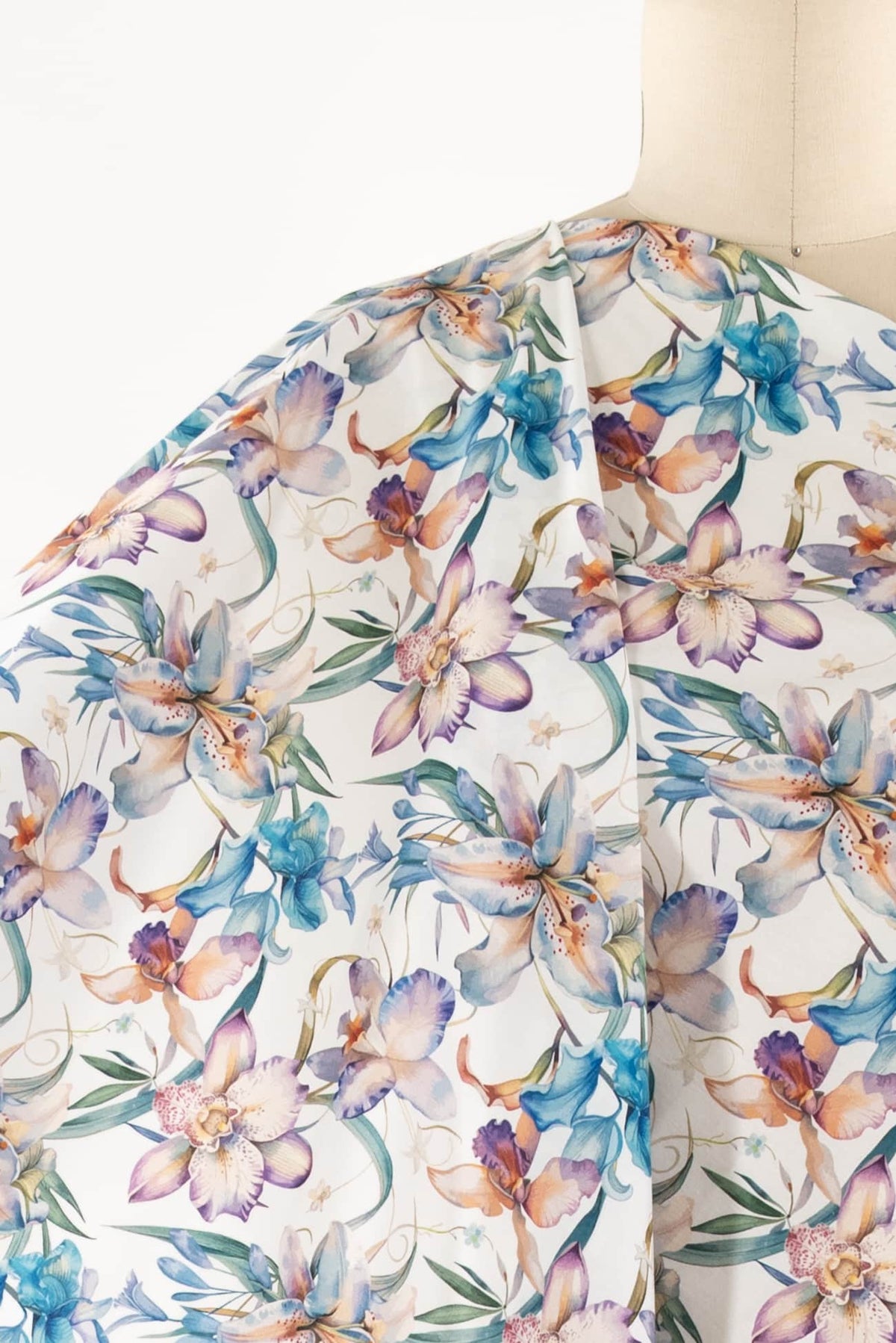 Cymbidium Stretch Cotton Woven