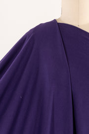 Diva Purple Cotton French Terry Knit