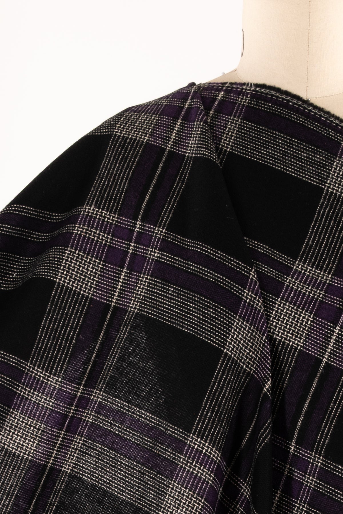Duchess Plaid Wool Blend Woven