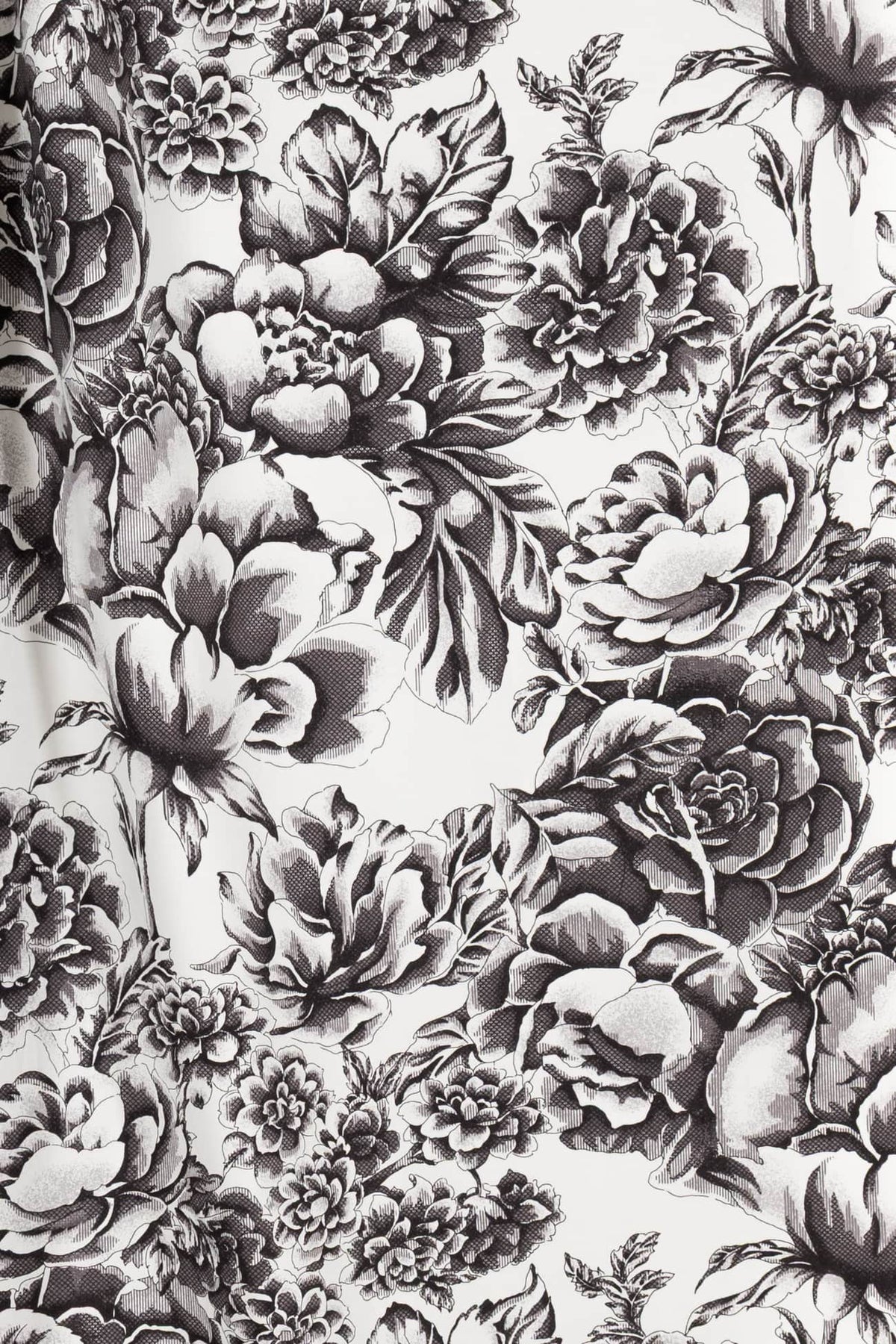 Etched Floral Stretch Cotton Woven