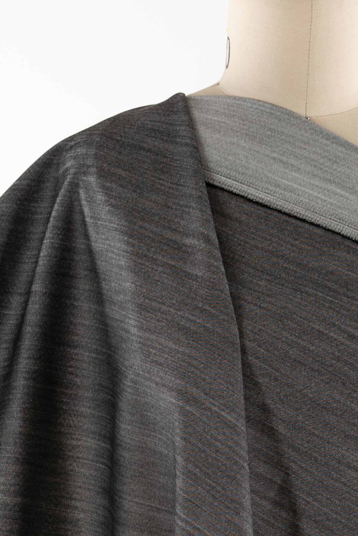 Graphite Gray Stretch Denim Woven - ENDCUT