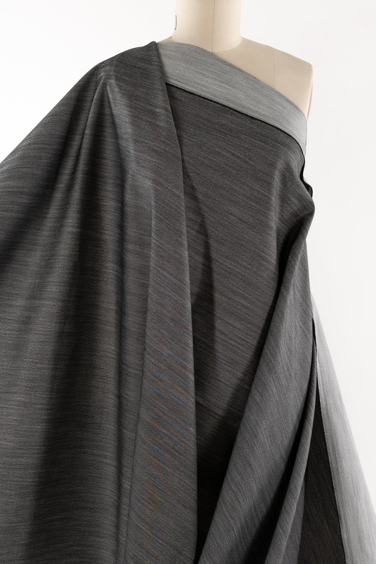 Graphite Gray Stretch Denim Woven - ENDCUT