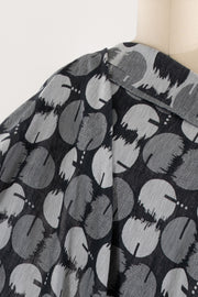 Gray Hills Linen Blend Jacquard Woven