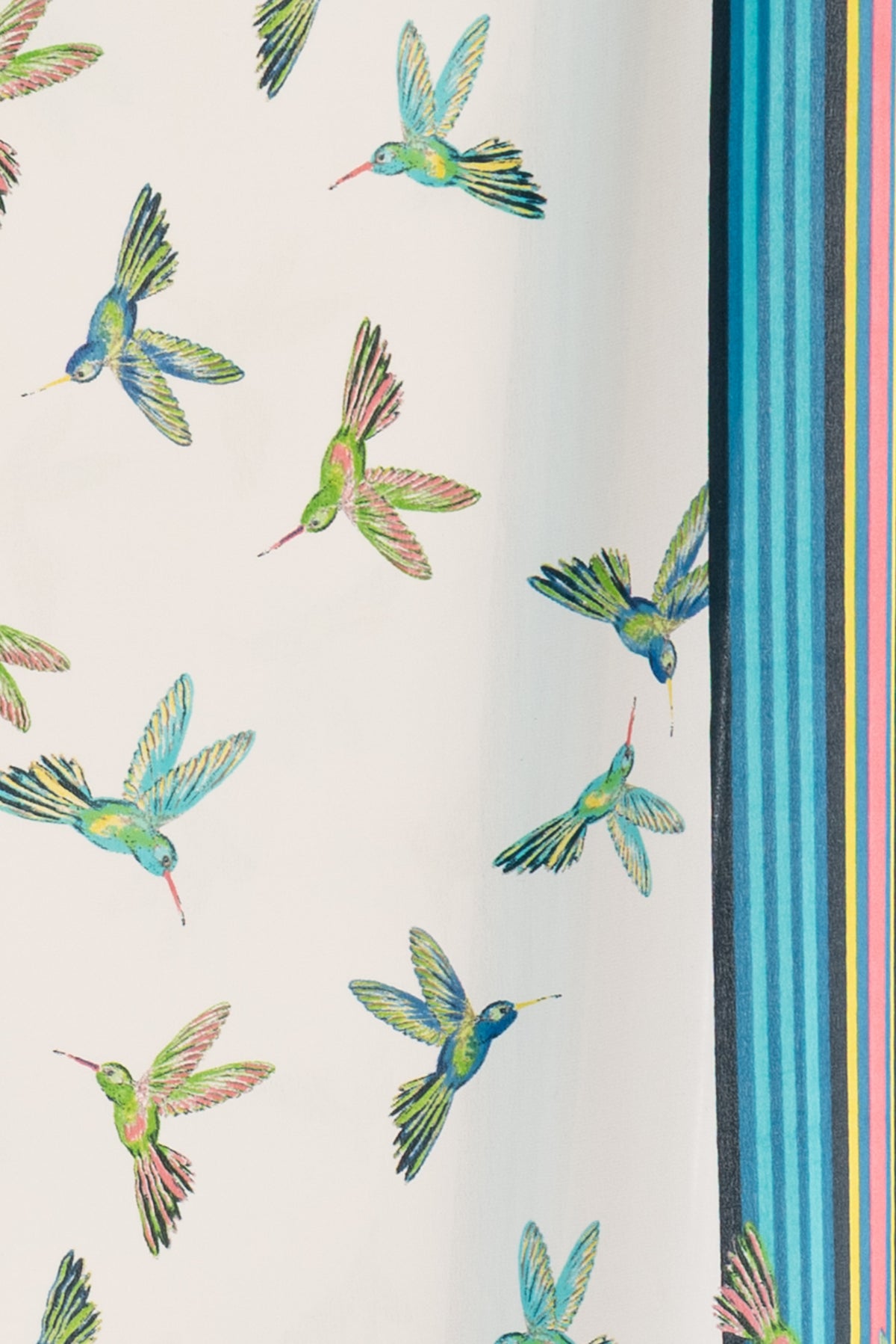 Hummingbirds Rayon Woven