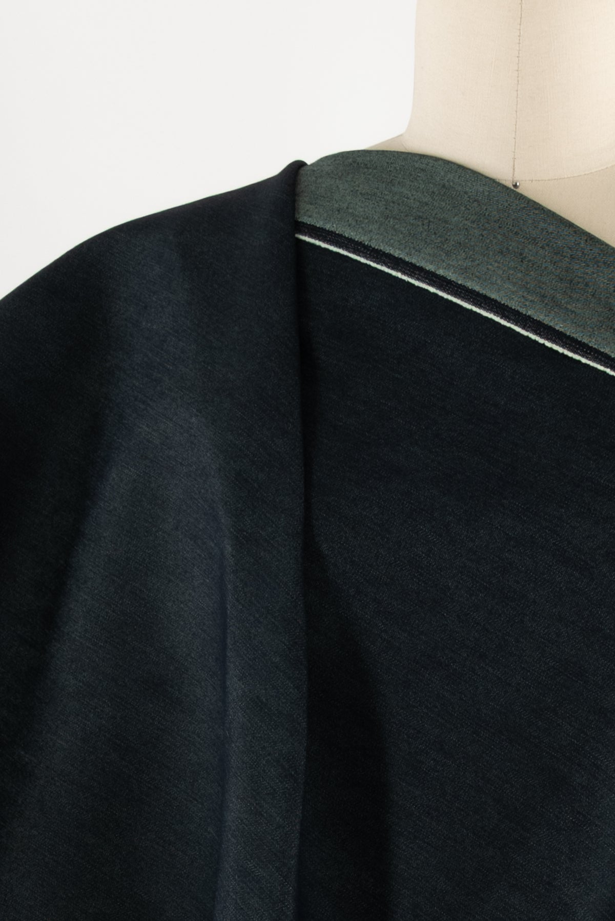 Ibara Green Japanese Denim Woven