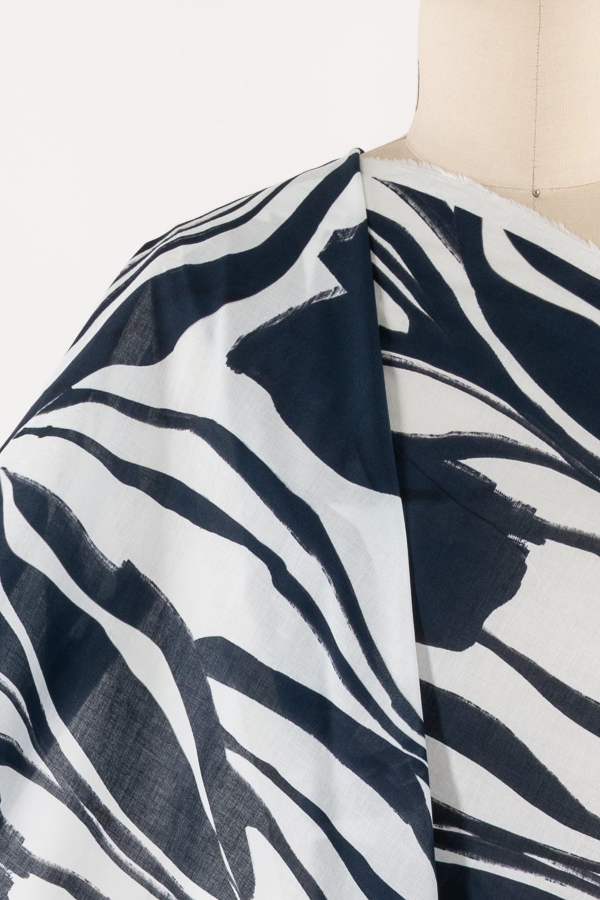Indigo Blooms Cotton Woven