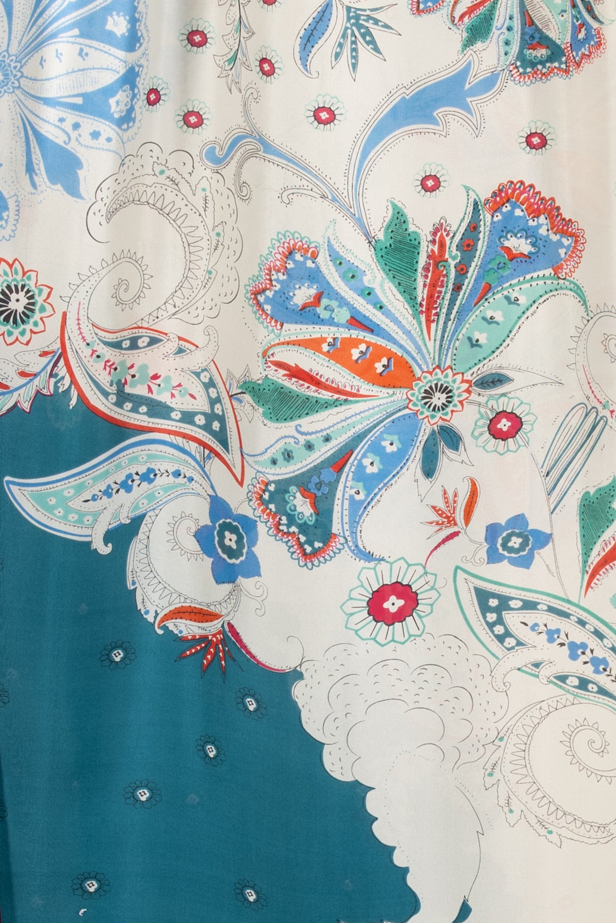 Iona China Silk Border Woven