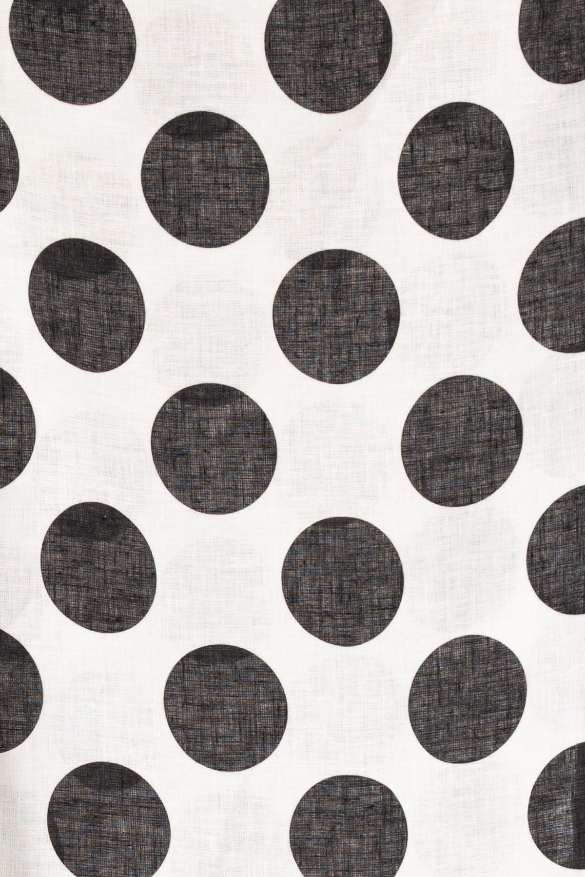 Jumbo Jet Dots Euro Linen Woven