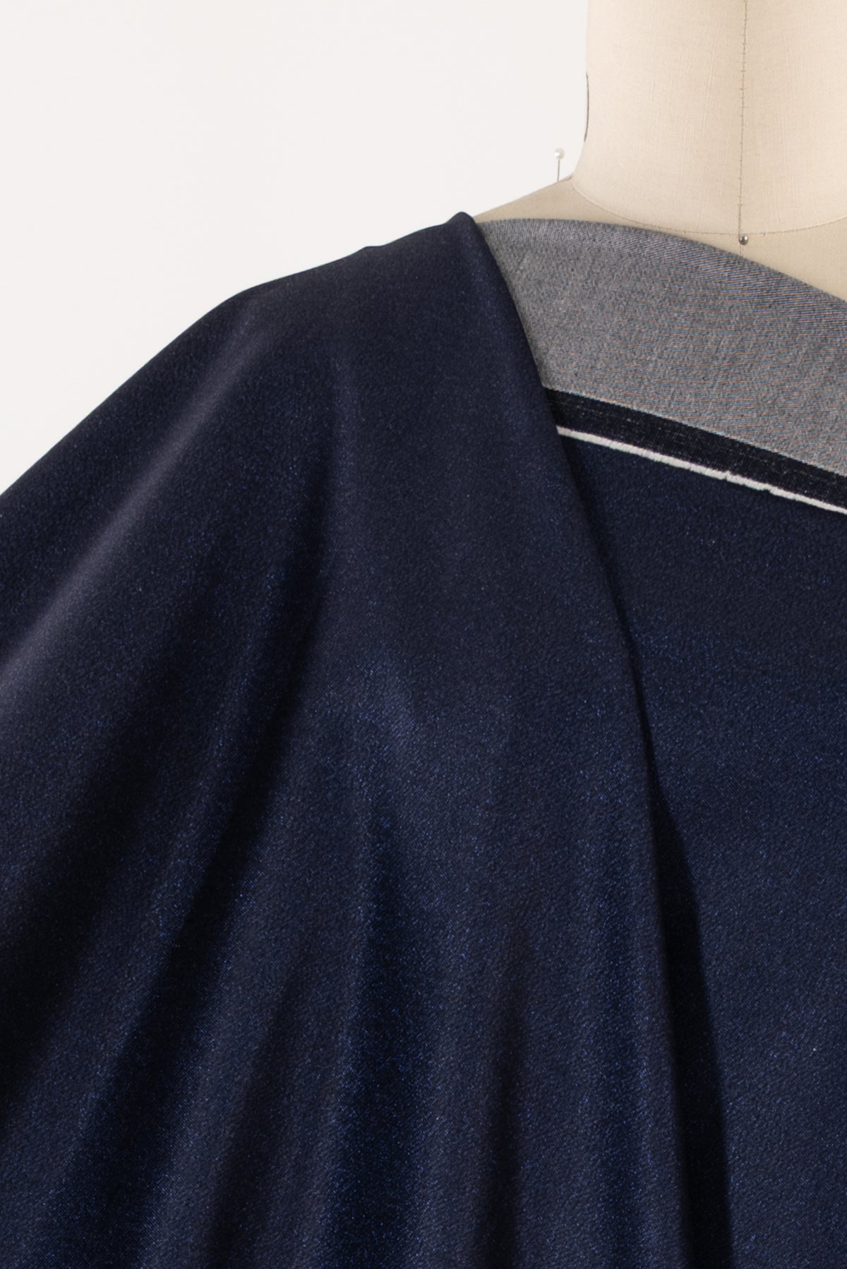 Lapis Gleam Italian Denim Woven