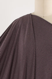 Mauve USA Stripe Rayon Knit