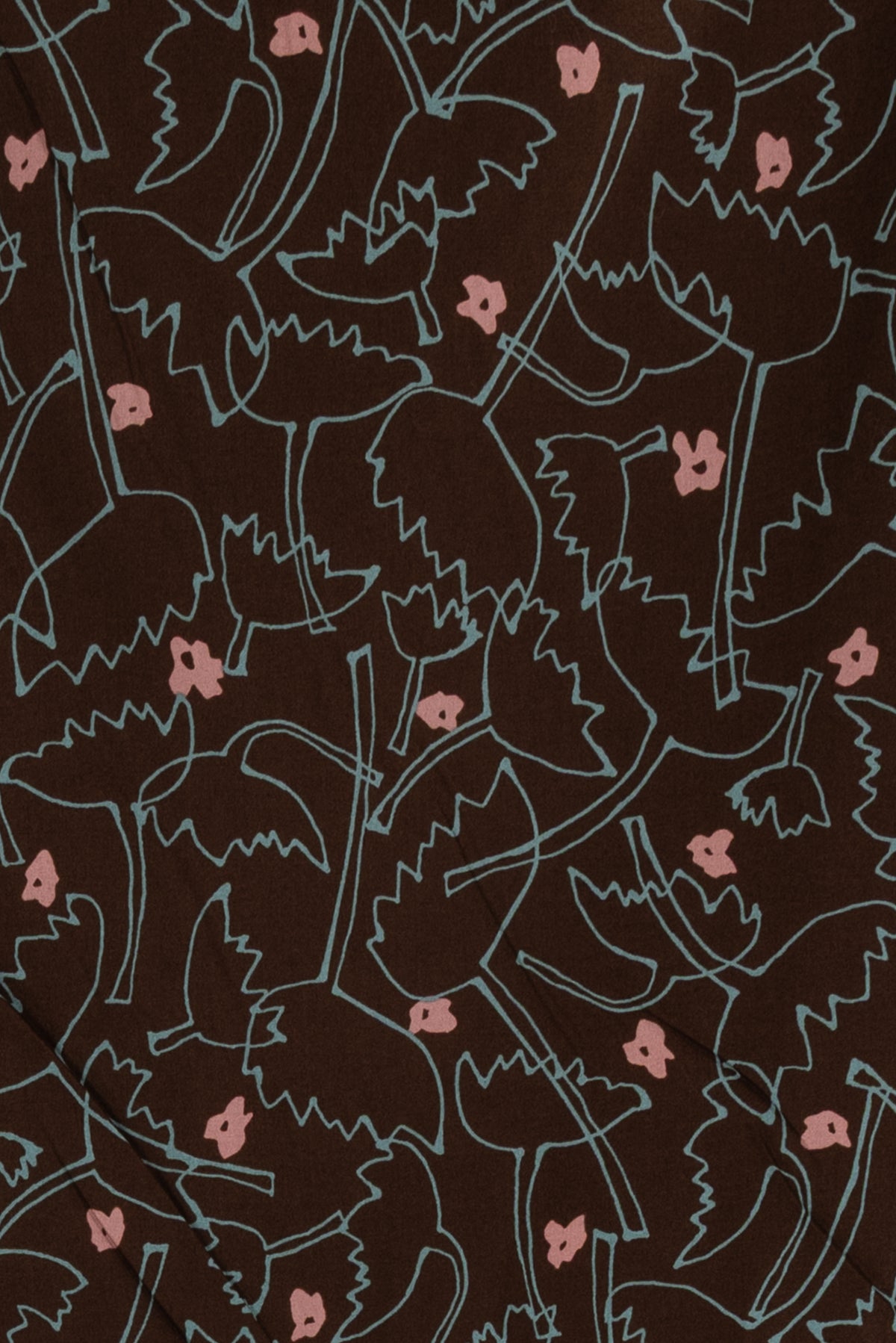 Mocha Bouquet Japanese Cotton Woven