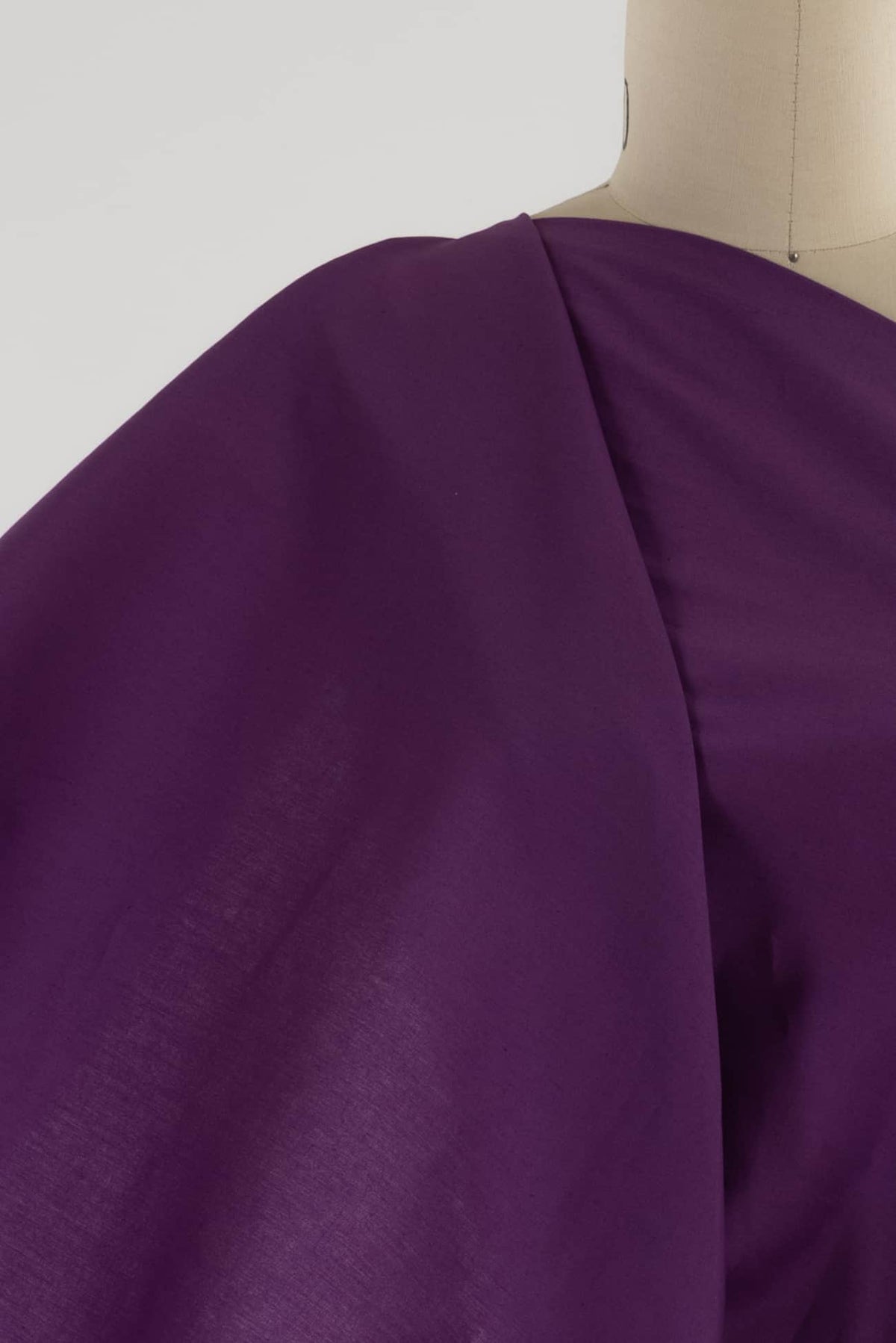 Mulberry Stretch Cotton Woven