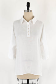 White Linen Ellsworth Shirt