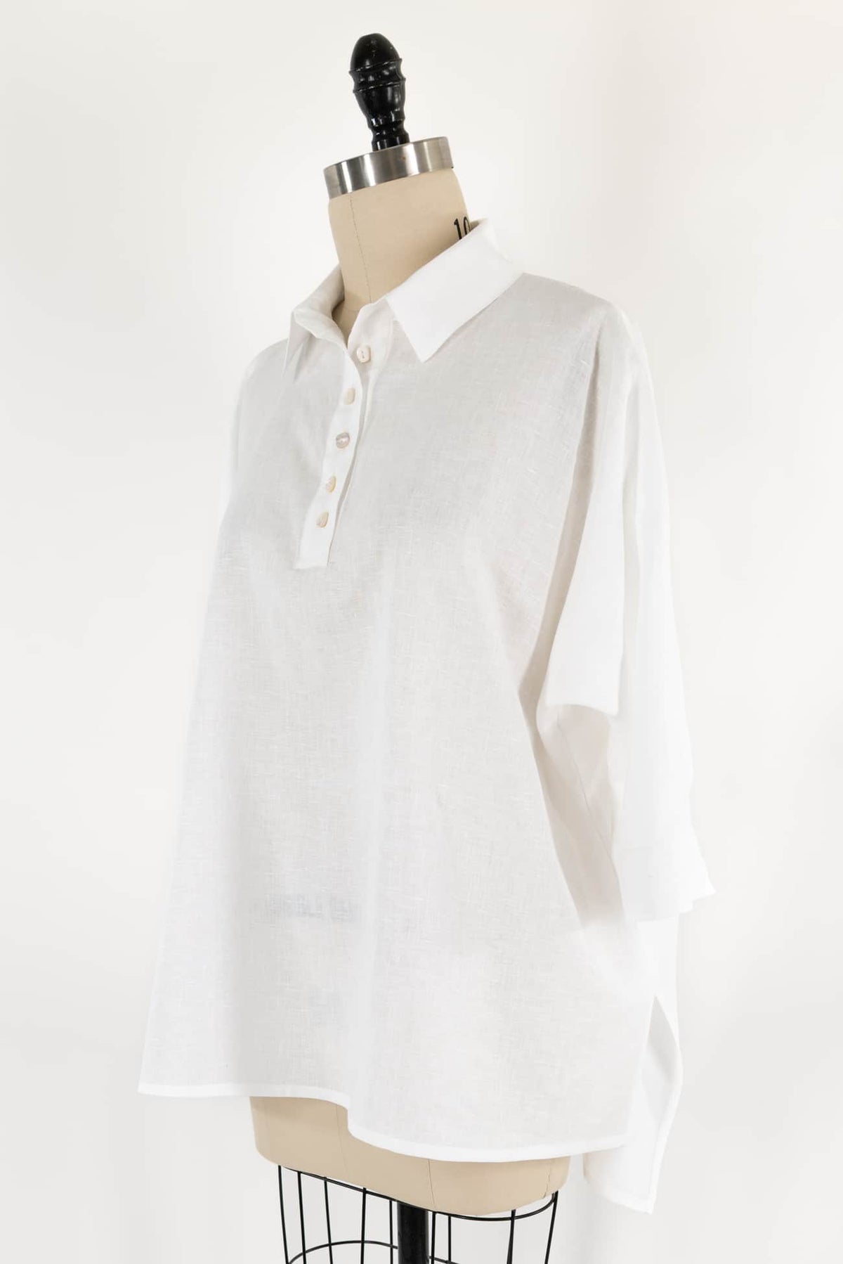 White Linen Ellsworth Shirt
