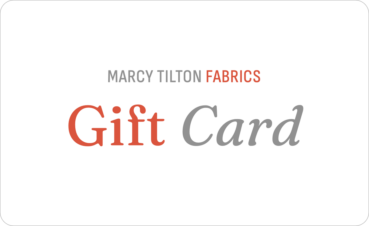 Marcy Tilton Fabrics gift card for sewing and quilting fabric purchases