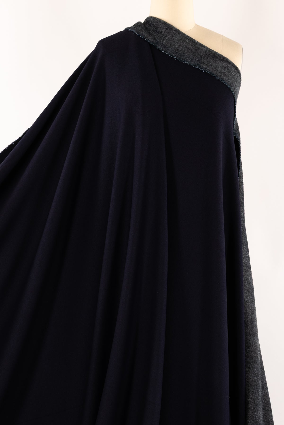 Navy Cloudback Italian Fashion Scuba Knit