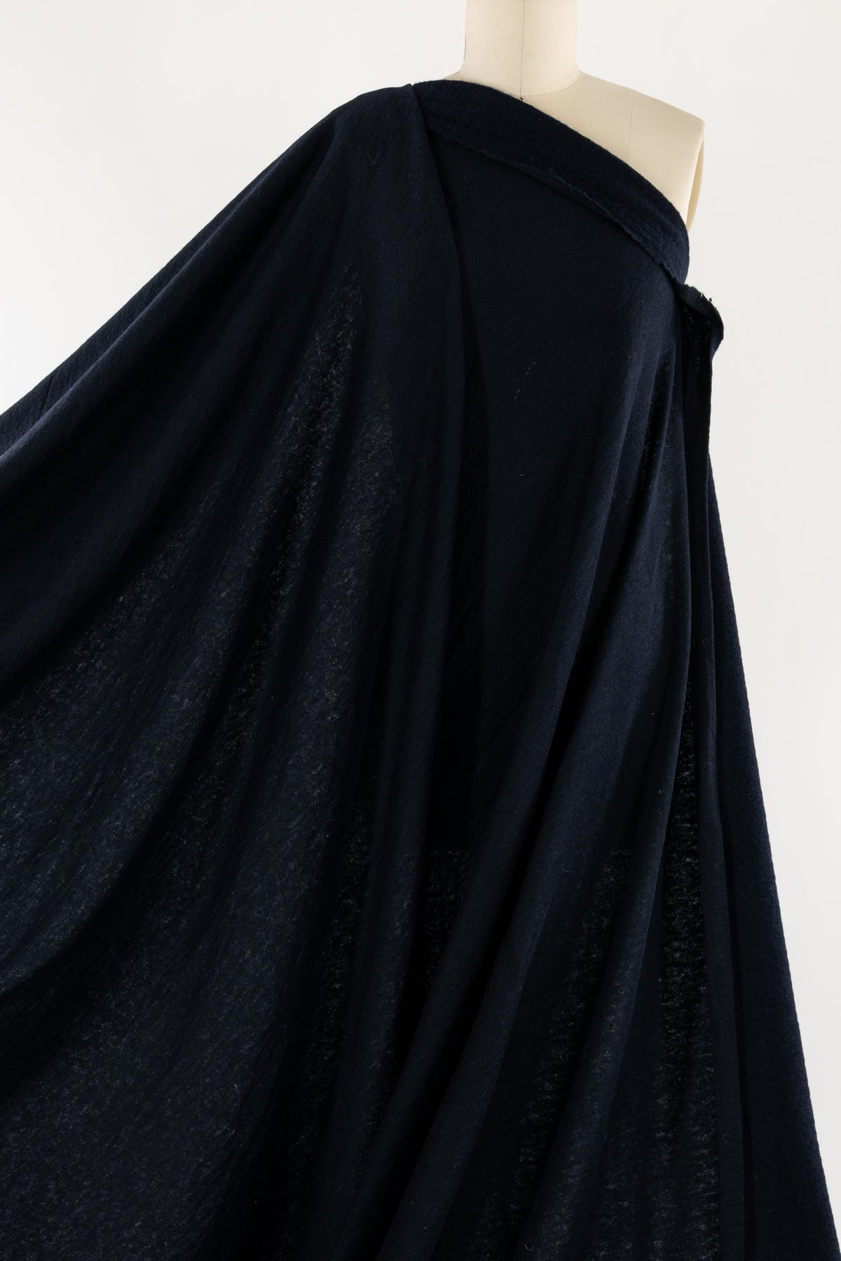Night Watch Navy Wool Sweater Knit