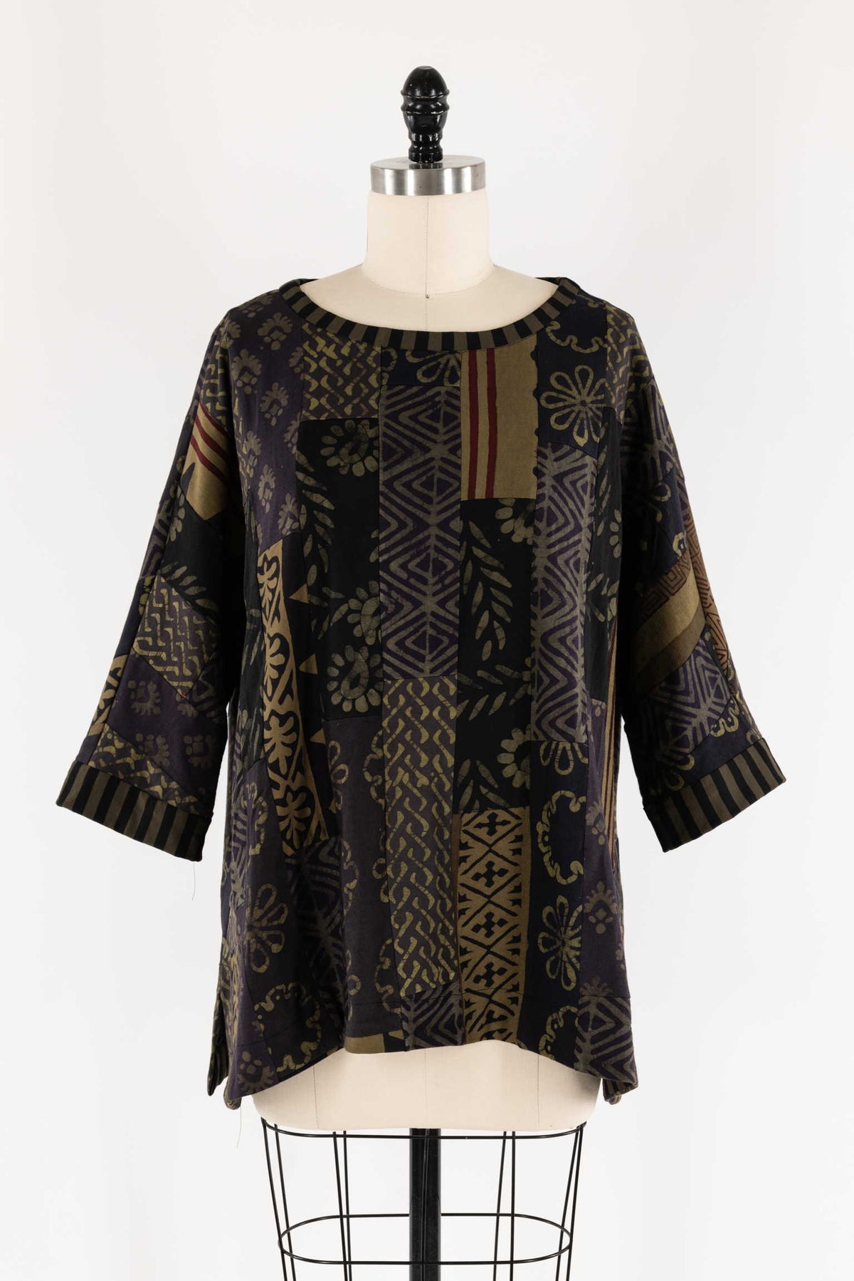 Olive Piecework Knit