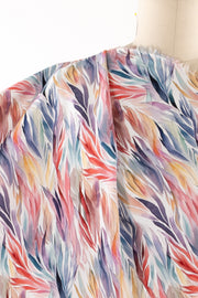 Painted Plume Stretch Cotton Woven