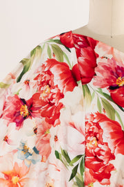 Pink Peonies Danish Viscose Knit