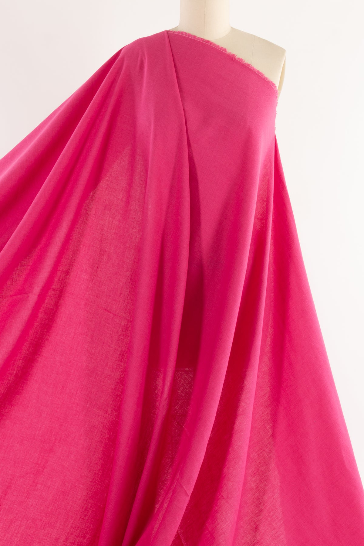 Popstar Pink Linen Woven