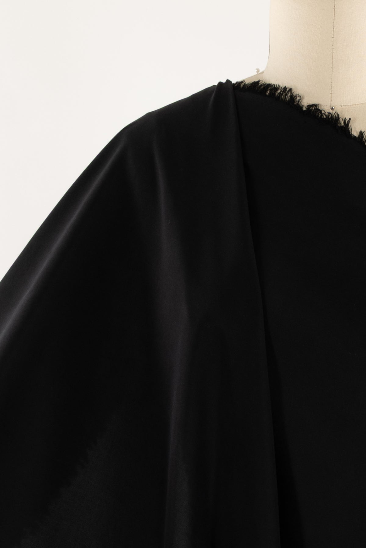 Regency Black Silk Woven