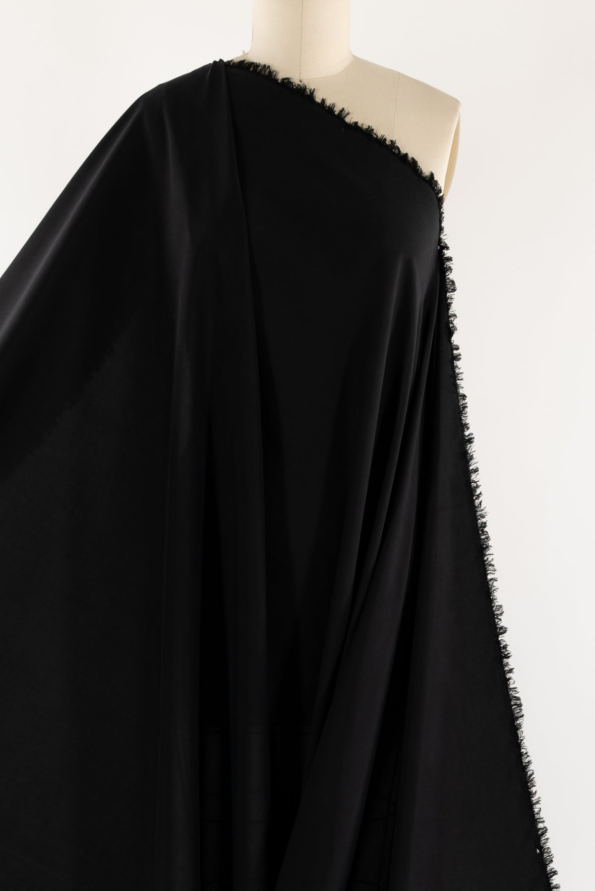 Regency Black Silk Woven