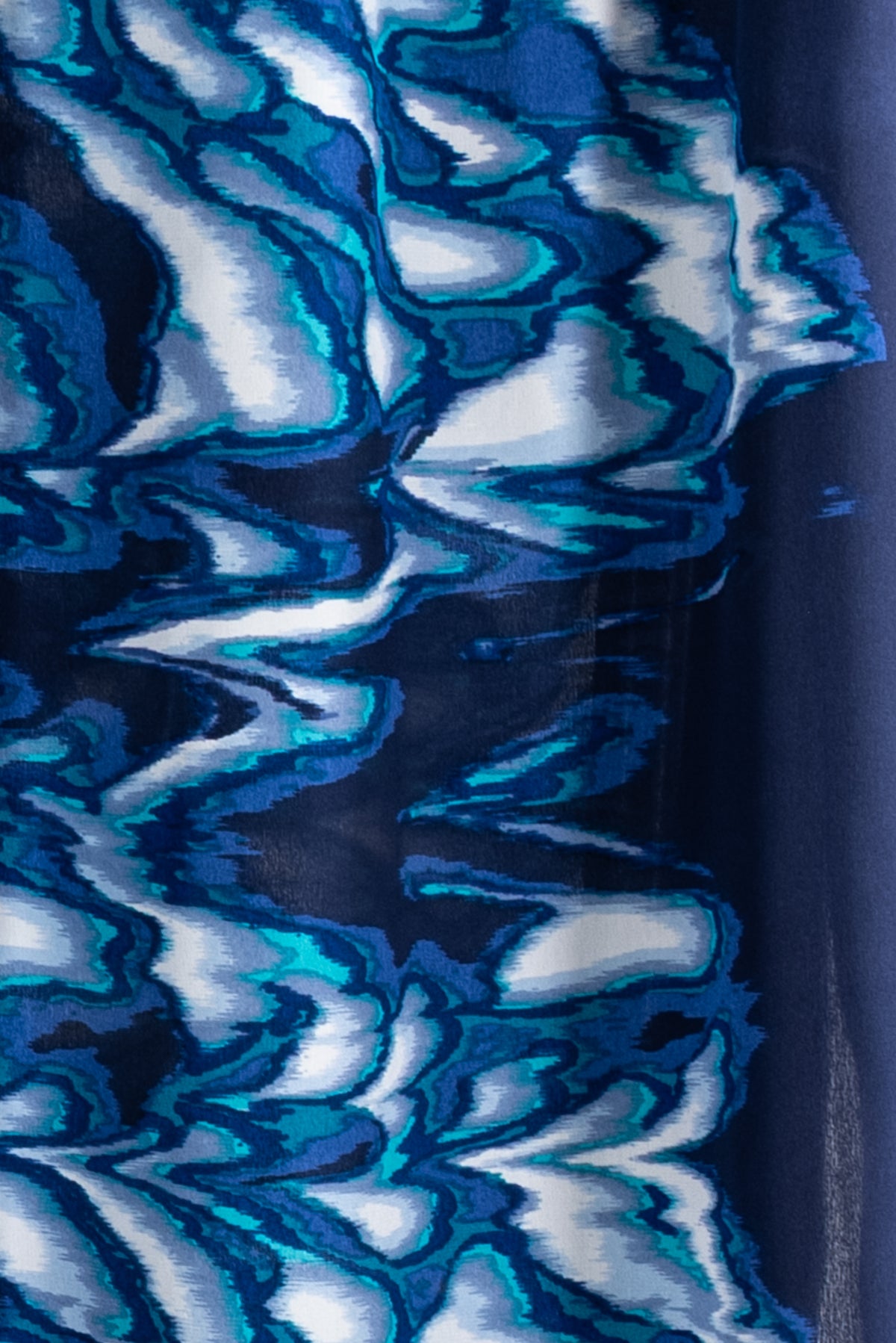 Sacre Bleu Silk Crepe De Chine Woven