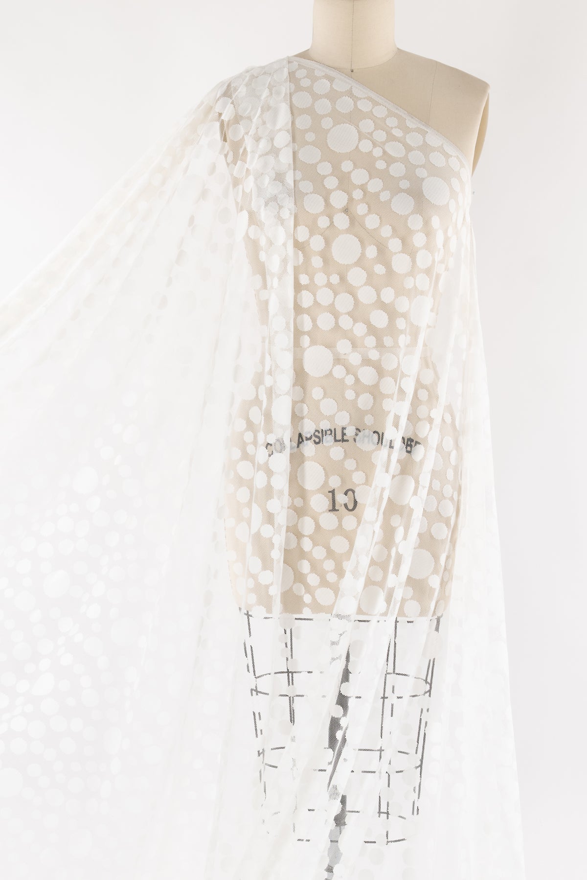 Snowball Dots Mesh Knit