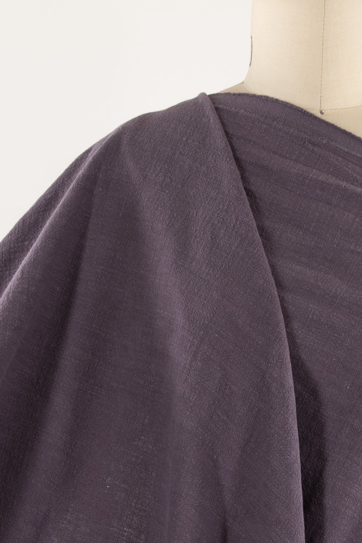 Stonewashed Lavender Ramie Woven