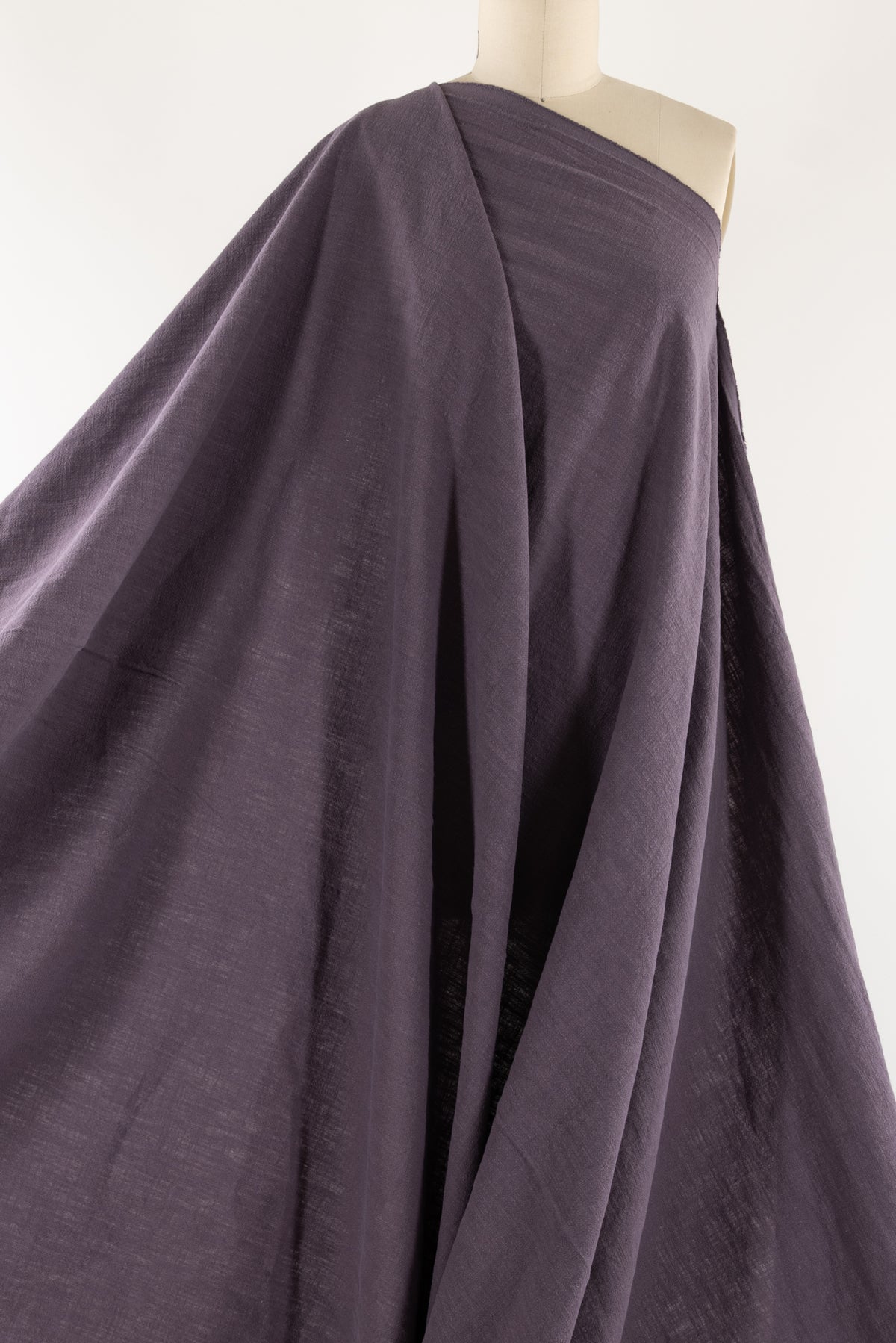 Stonewashed Lavender Ramie Woven